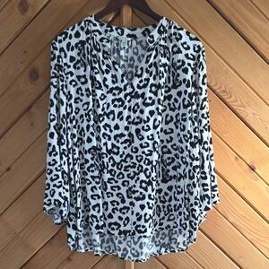 Leopard Print Women's Top